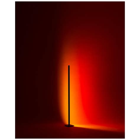 'Halo Line' Sunset Red 180 Floor Lamp/ Color Projector by Mandalaki Studio For Sale at 1stDibs