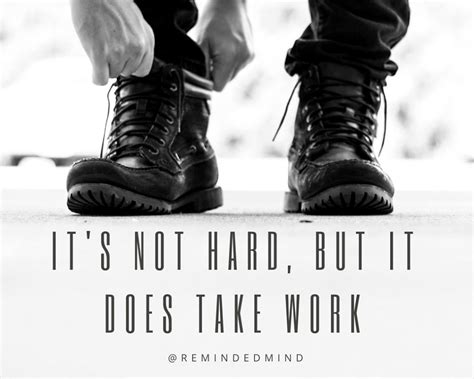 Light work isn't hard - Reminded