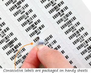 Tiny Barcode Labels | MyAssetTag.com
