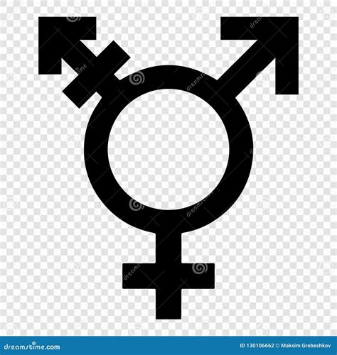 Transgender Symbol . Vector Stock Illustration - Illustration of equality, simple: 130106662