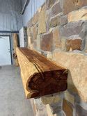 Live Edge Cedar Fireplace Mantel | The Forest Store