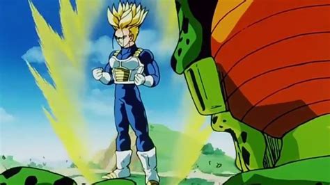 Trunks vs imperfect cell | Trunks vs cell, Dragon ball z, Trunks