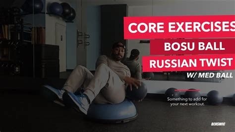 Bosu Ball Russian Twist w/ Medicine Ball in 2020 | Russian twist, Medicine ball, Core workout