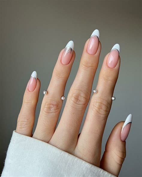 Classic French Tip Nails Pictures, Photos, and Images for Facebook, Tumblr, Pinterest, and Twitter