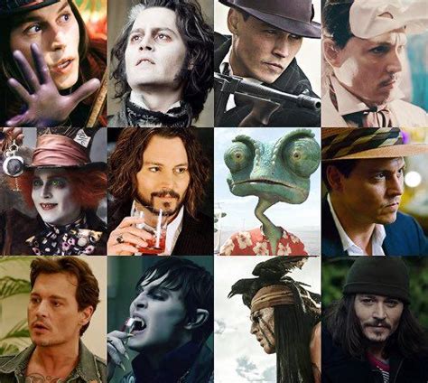 The many faces of Johnny Depp