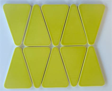 Triangle Wall, Triangle Shape, Limoncello, Color Tile, Wall Color, Cafe Plan, Modwalls, Wall ...