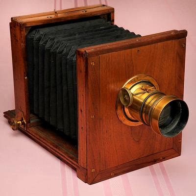 The Calotype camera. This camera was invented by William Henry Fox Talbot in 1840.