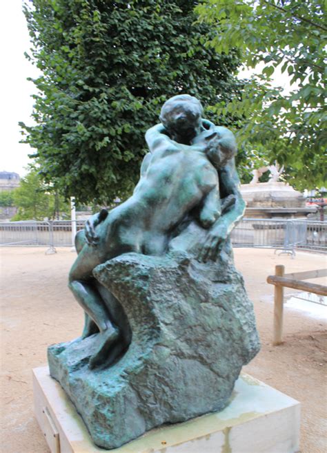 Garden art decor lovely Rodin the kiss statue - custom made