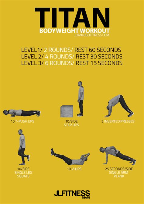 TITAN BODYWEIGHT WORKOUT | JLFITNESSMIAMI