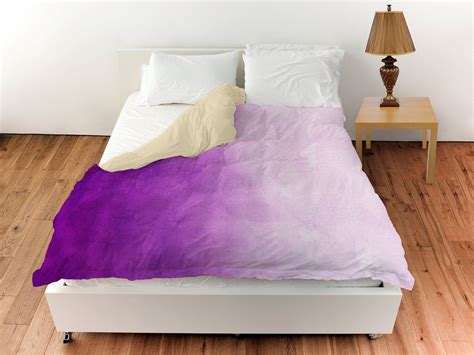 Amazon.com: Thumbprintz Duvet Cover, Twin, Purple Ombre: Home & Kitchen ...