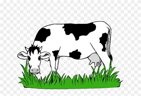 Game Topic Cattle - Cow Eating Grass Clipart Png - Free Transparent PNG Clipart Images Download