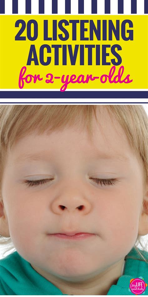 Listening Activities for 2 Year Olds in 2020 | Activities for 2 year olds, Active listening ...