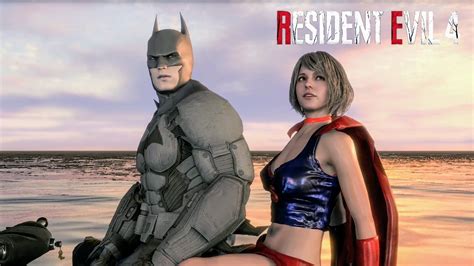 Leon Batboy & Ashley Supergirl All Cutscenes | Resident Evil 4 Remake ...