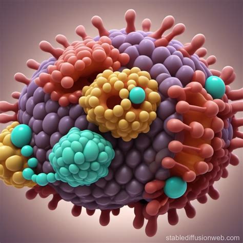 ribosome organelle as an animated cartoon worker linking acids to form protein Prompts | Stable ...