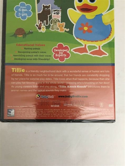 BabyFirst Tillie Knock Knock DVD Learn Animals Names And Sounds-RARE-SHIP N 24HR - DVDs & Blu ...