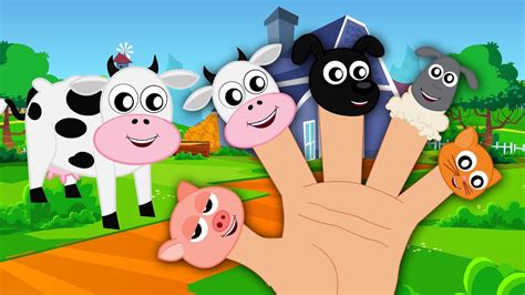 Animals Finger Family And Kids Song For Children | Nursery Rhymes For Babies - YouTube