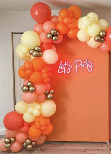 Oblique Backdrop with Balloon Garland - Happy & fun LLC North Miami FL