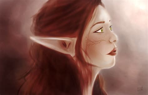 Dalish Elf by direwxlfs on Newgrounds