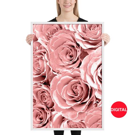 Roses Art Print, Roses Printable, Bedroom Wall Decor, Floral Print, Roses Photography, Digital ...