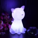 Lampe de chevet LED veilleuse en forme de chat sans fil