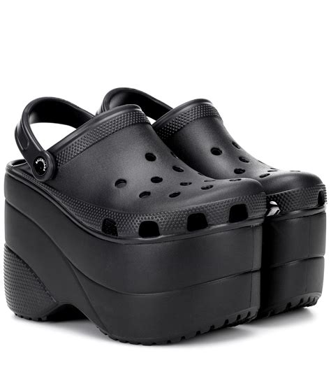 Balenciaga Platform Crocs in Black | Lyst UK