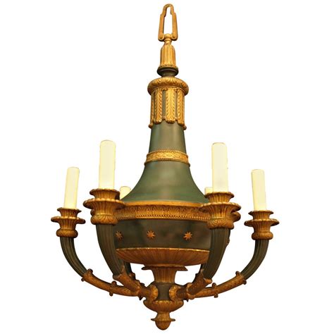 Antique Chandelier. Empire Style Chandelier For Sale at 1stdibs