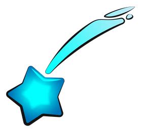 Shooting-star-emoji vector - for free download