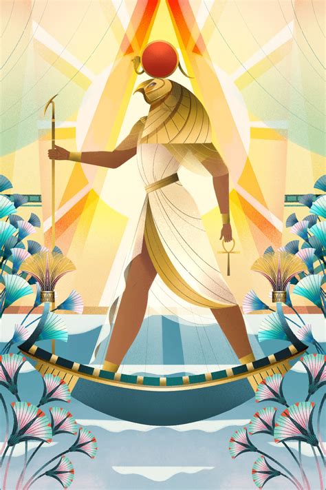 Meel T.'s Illustration - Gods and Goddesses of Ancient Egypt: Egyptian Mythology