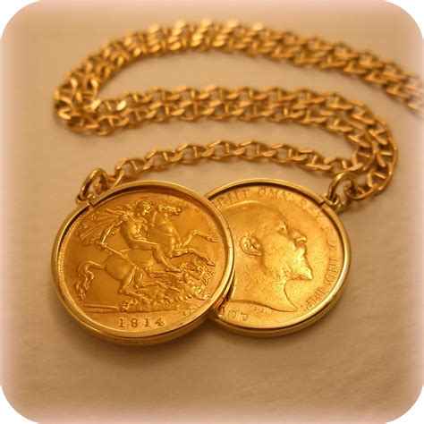 Or maybe a fascinating gold Half-Sovereign Coin Necklace will be more ...