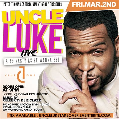 Uncle Luke Live - TourneyParties.com