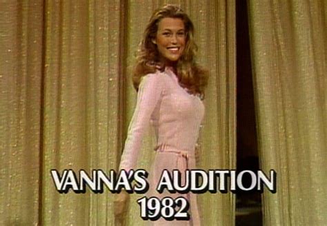 A shot from Vanna's Wheel of Fortune audition in 1982. | Vanna white ...