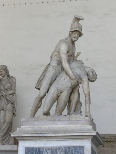 "Menelaus supporting the body of Patroclus" Statue in Florence, Italy | Saint Mary's Press