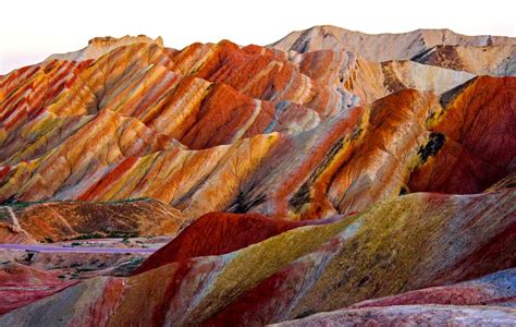 Zhangye Danxia Landform Map