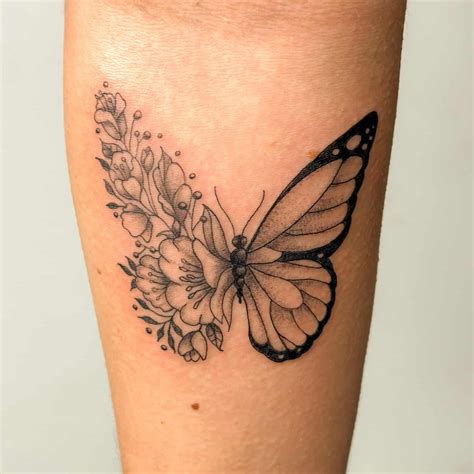 The Hidden Symbolism of Half Butterfly Half Flower Tattoos: Unveiling Its Meaning
