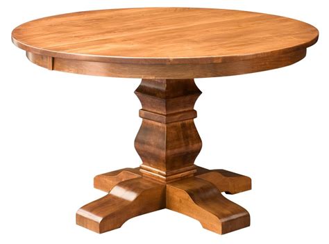 Российские круглые деревянные столы - фото