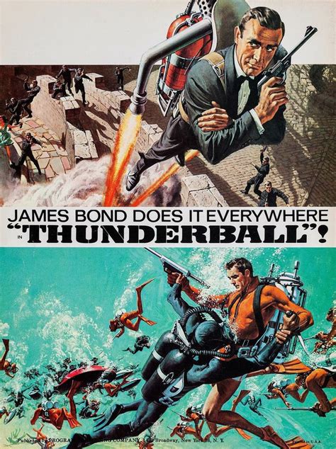 Thunderball in 2020 | Movie posters, Movie posters vintage, Comic book ...