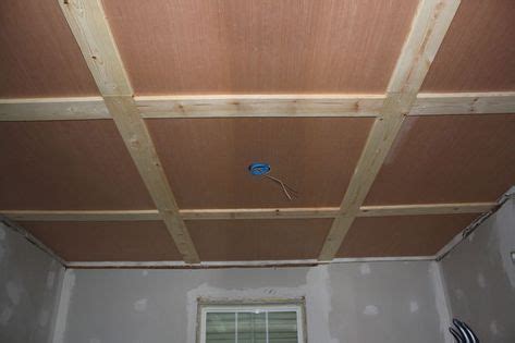 Ditch the Drywall! Hanging Plywood Ceiling Panels | Plywood ceiling ...