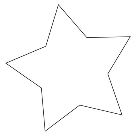 Printable 3d Paper Star Template - Printable Templates