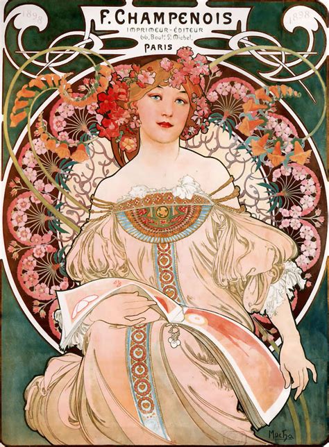 Alphonse Mucha, la mente detrás de los carteles 'art nouveau'