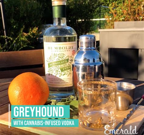 Greyhound Cocktail with Cannabis-Infused Vodka | Emerald