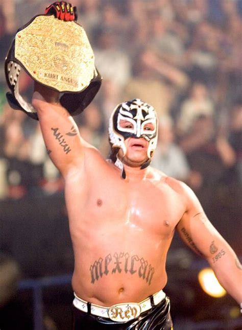 Rey Mysterio - World Heavyweight Champion, WWE WrestleMania 22, 2006 ...