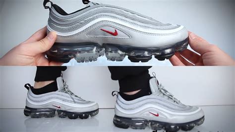 Nike Air Vapormax 97 Silver Bullet | UNBOXING | ON FEET - YouTube