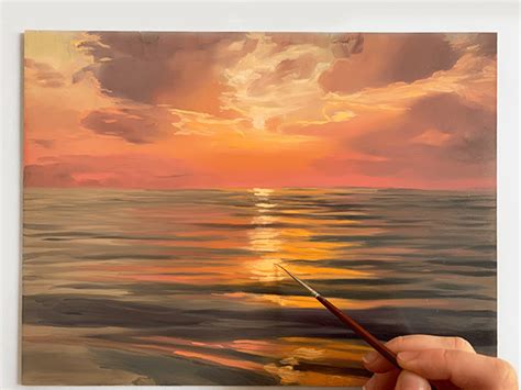 Sunset Painting Tutorial: Step By Step