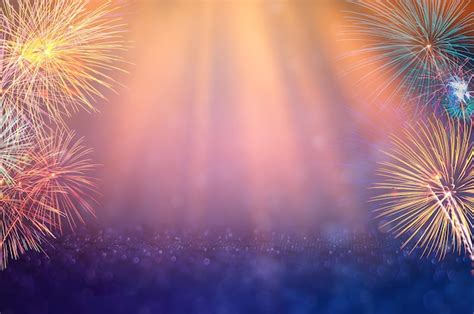 Premium Photo | Abstract Background With Fireworks.Background of new ...