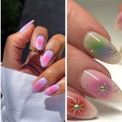 11 Dreamy Airbrush Nail Designs: Galactic, Hazy and Rainbow