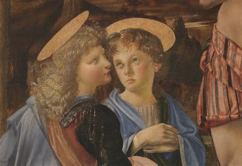 The Baptism Of Christ Leonardo Da Vinci