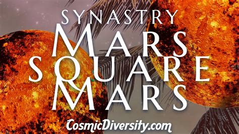 SYNASTRY Mars square Mars - YouTube