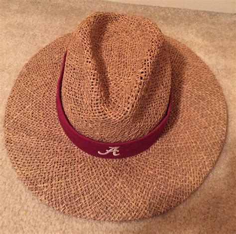 Alabama Football Coach Nick Saban Offical Nike Straw Hat | #1728068995