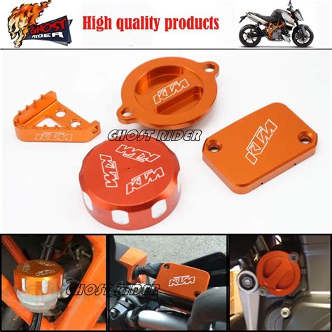 fits for KTM DUKE 125 200 390 RC200 RC390 2012 2014 Motorcycle Accessories Front Brake Cover&Oil ...