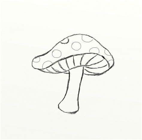 How to draw a mushroom | Disegnare funghi, Disegni semplici, Tutorial artistico